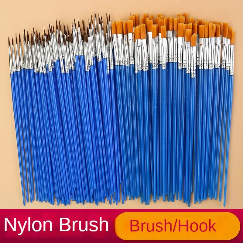 Model Kit Acrylic Paint - 10/20/50 قطعة مجموعة فرش الرسم الفن