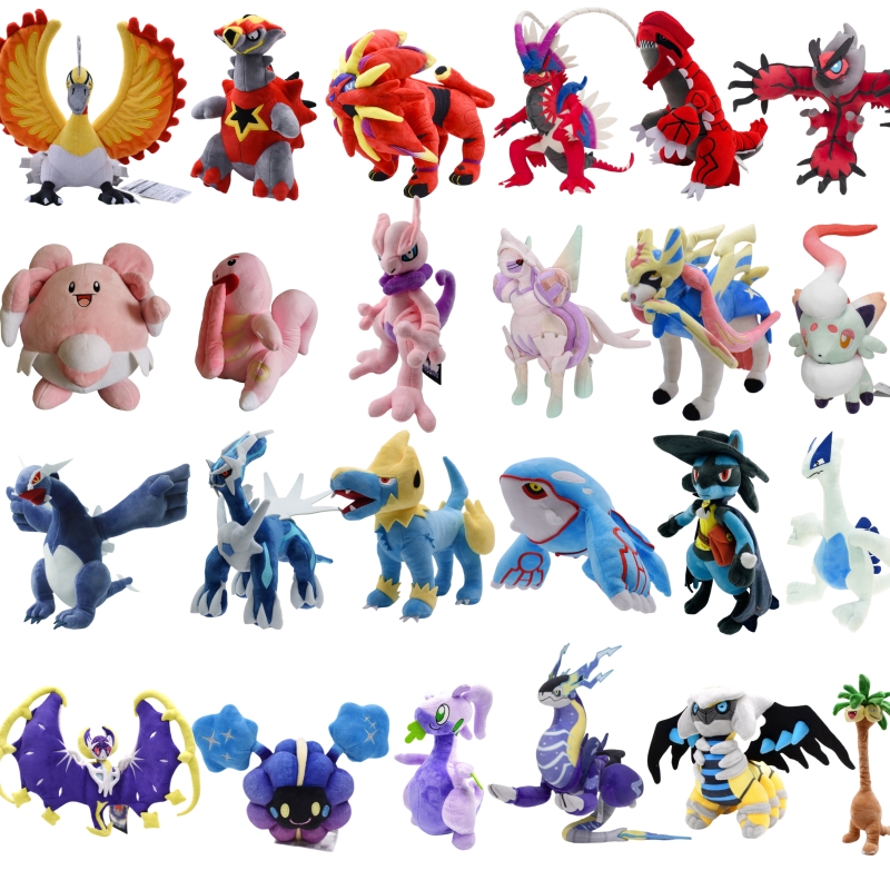 Model Kit Lugia - ألعاب البوكيمون الأسطورية القطيفة Lugias Lucario