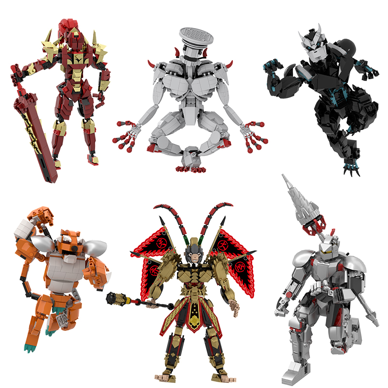 Model Kit Kaiju 8 - سلسلة الوحش المحمولة للأطفال ، ألعاب