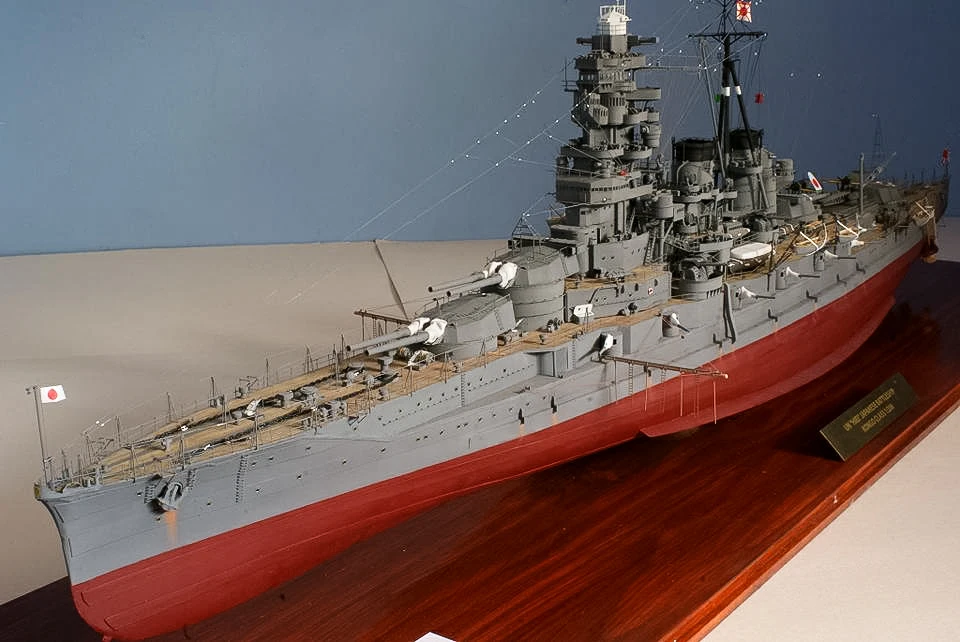 Model Kit Ww2 - مقياس 1:200 WW2 سفينة حربية Hiei