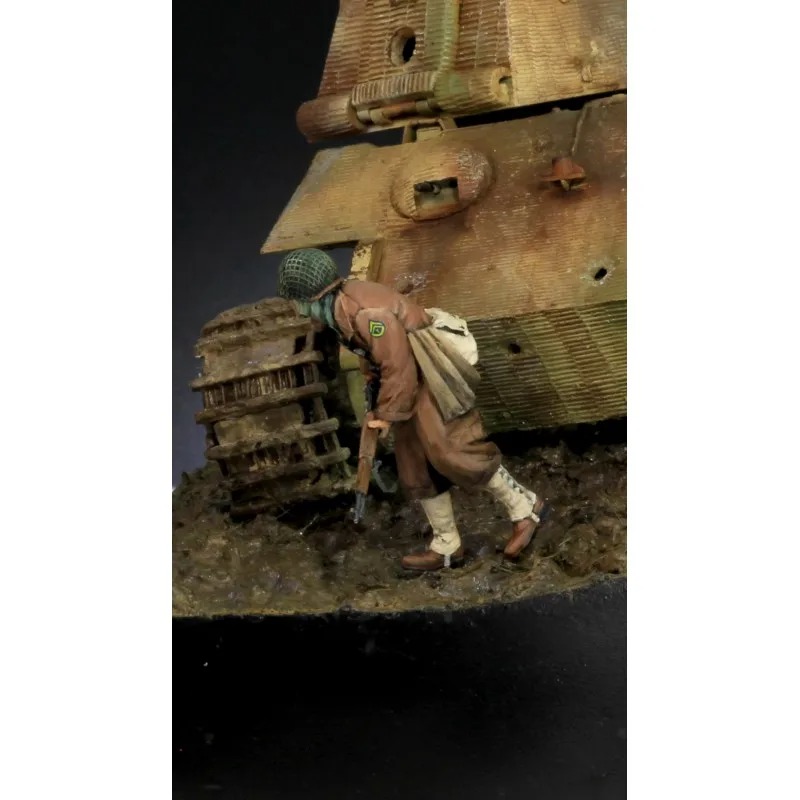 Model Kit Ww2 - 1/35 مقياس الراتنج نموذج لجسم أطقم