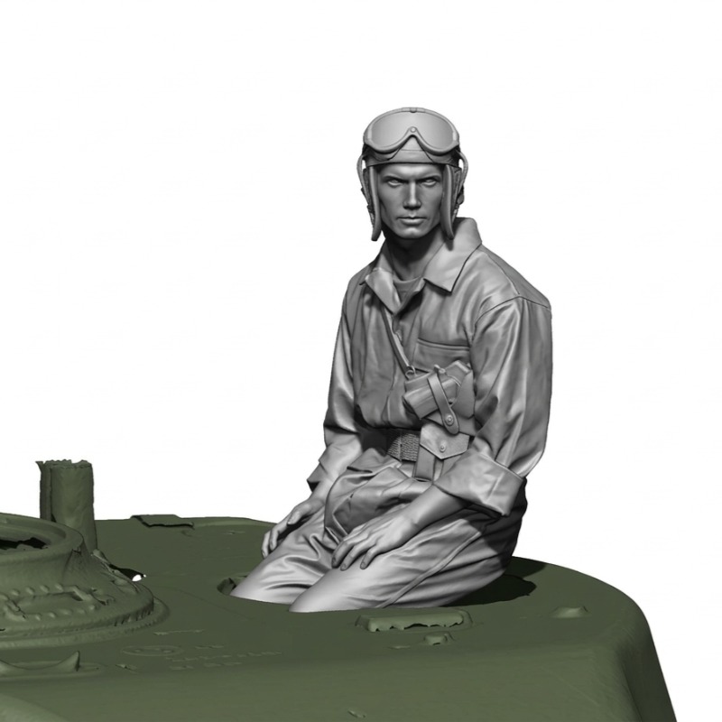 Model Kit Ww2 - نموذج مجسم مصبوب من الراتنج بمقياس