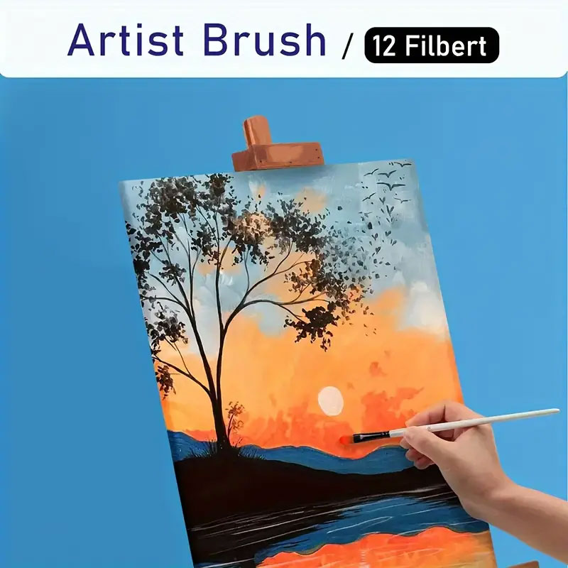 مجموعة فرش طلاء أكريليك، 12 قط - مراجعة Model Kit Acrylic Paint وسعره