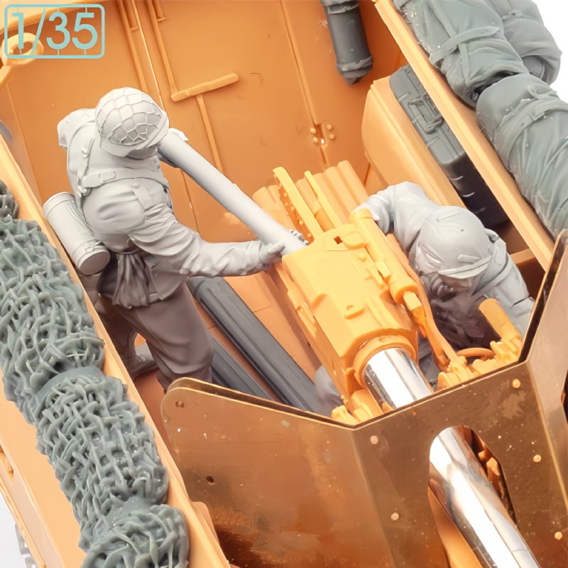 طقم نموذج 1:35 من الراتنج 3578 - مراجعة Model Kit Ww2 وسعره