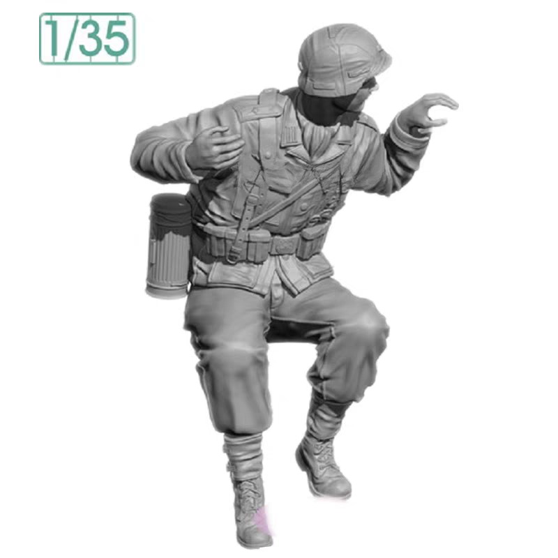 طقم نموذج 1:35 من الراتنج 3578 - مراجعة Model Kit Ww2 وسعره