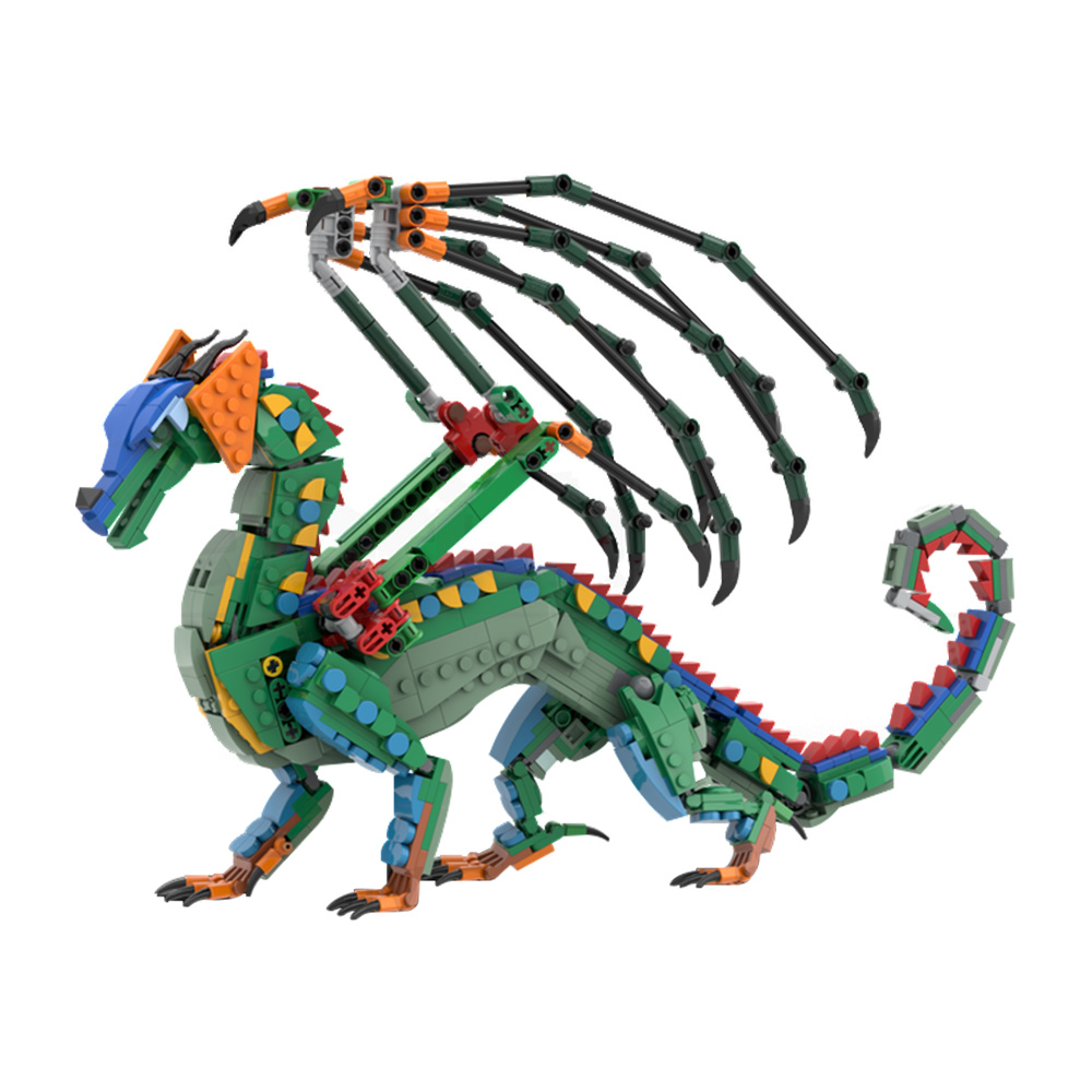 مكعبات بناء رين وينج من إم أو  - مراجعة Model Kit Dragon وسعره