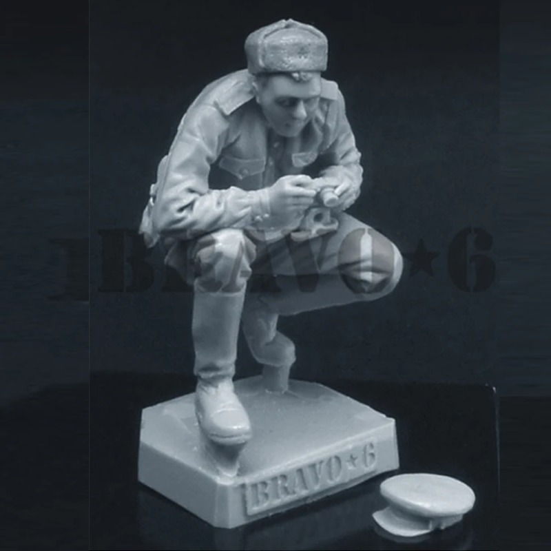 1/35 مقياس الراتنج نموذج لجسم  - مراجعة Model Kit Ww2 وسعره