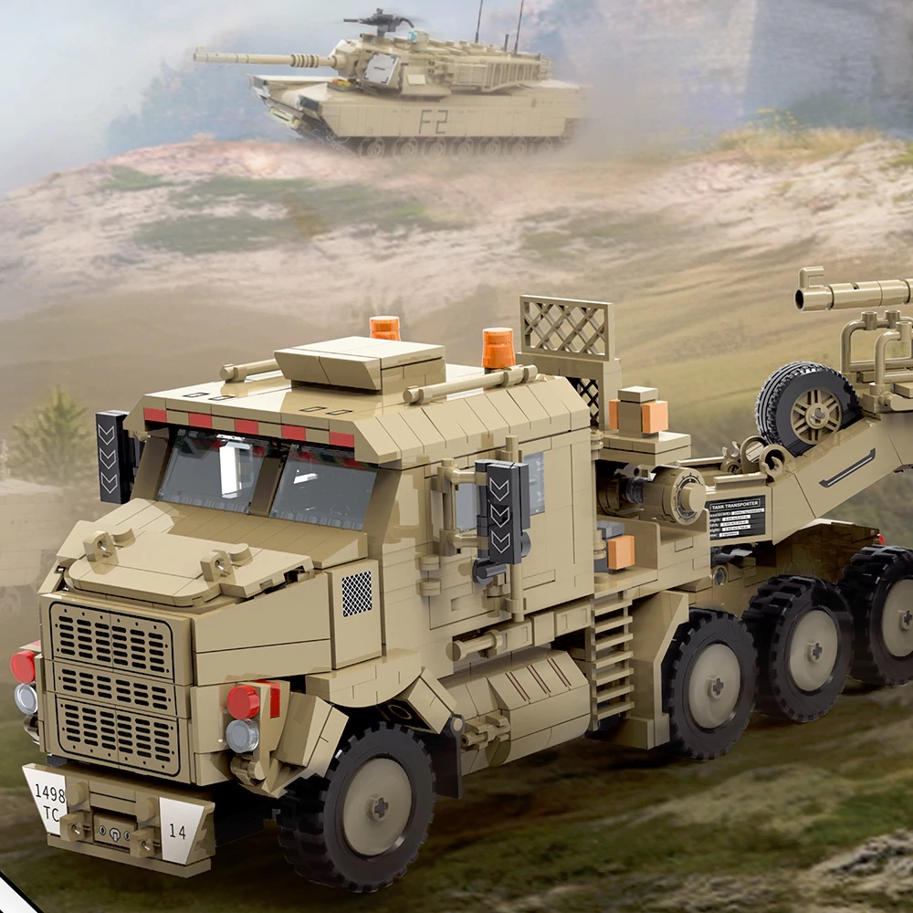 مجموعة مكعبات بناء مركبة عسكري - مراجعة Model Kit Ww2 وسعره