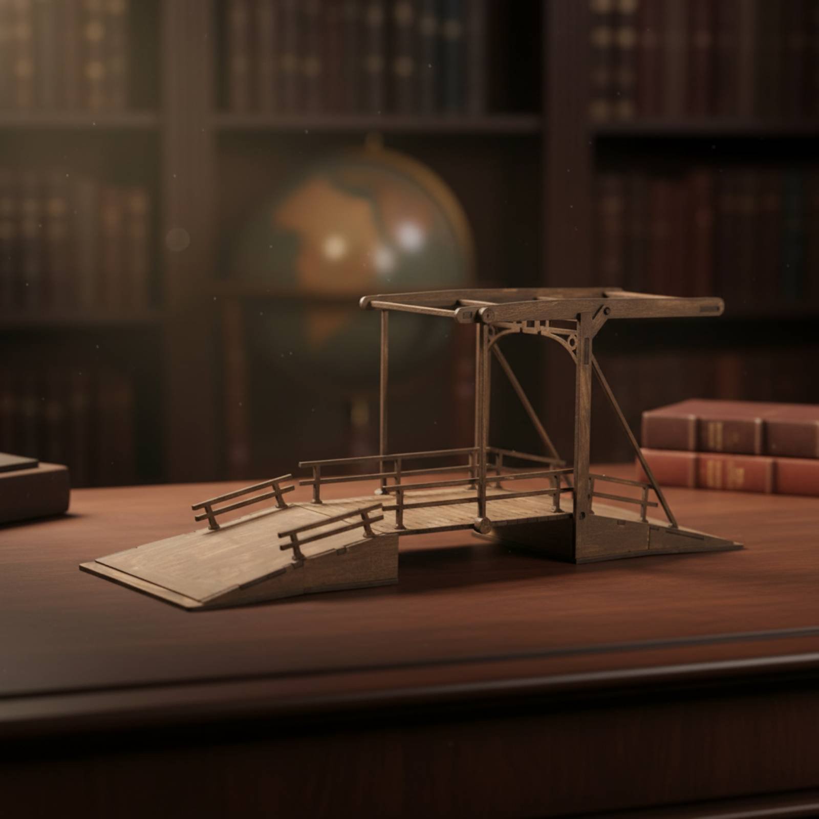 نموذج جسر خشبي يدوي الصنع لعرض - مراجعة Model Kit Ww2 وسعره