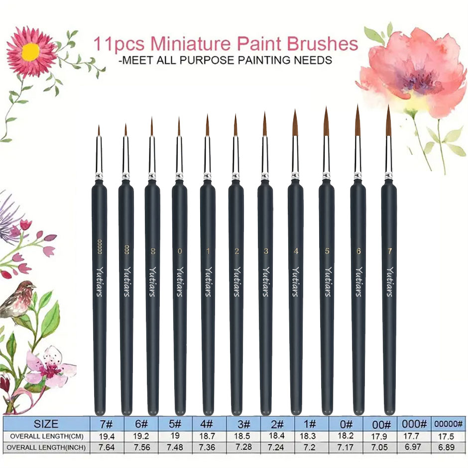 11/22 قطعة مجموعة فرش الطلاء ا - مراجعة Model Kit Acrylic Paint وسعره