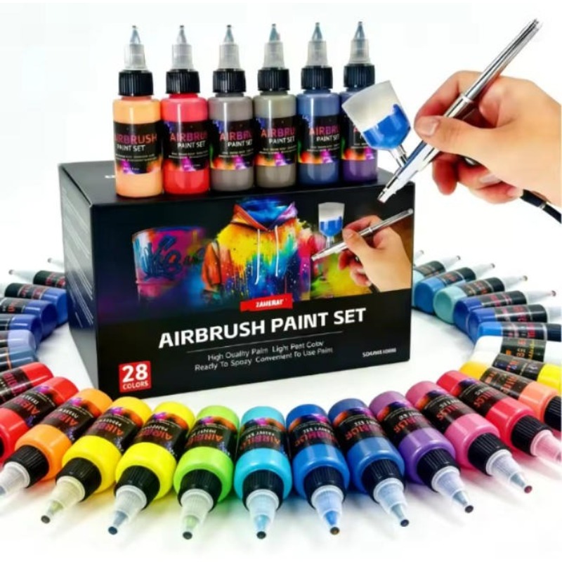 مجموعة ألوان أكريليك مائية للر - مراجعة Model Kit Acrylic Paint وسعره