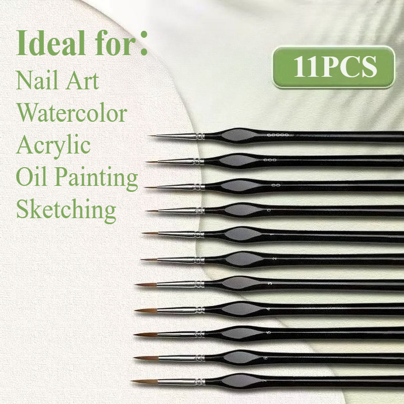 مجموعة فرش طلاء دقيقة للشعر ال - مراجعة Model Kit Acrylic Paint وسعره