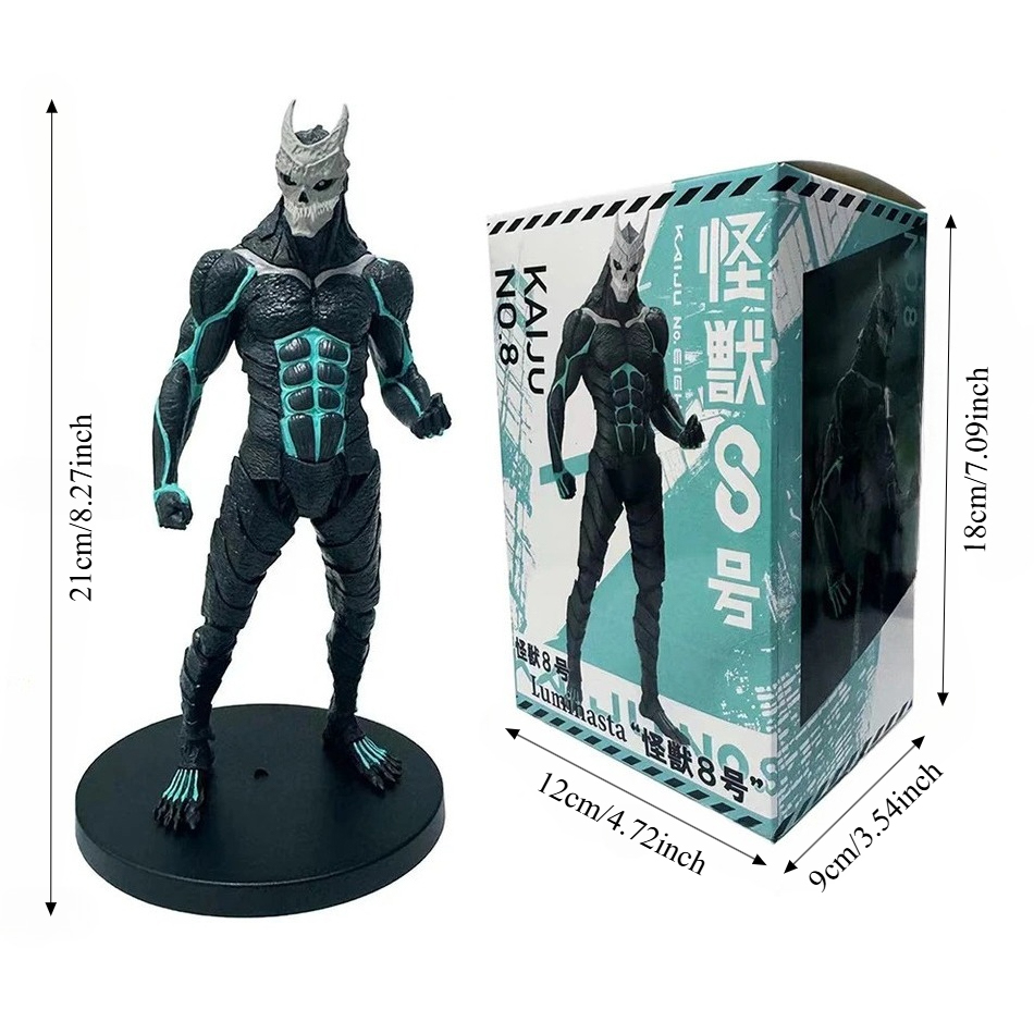 تمثال كايجو رقم 8 بطول 21 سم،  - مراجعة Model Kit Kaiju 8 وسعره