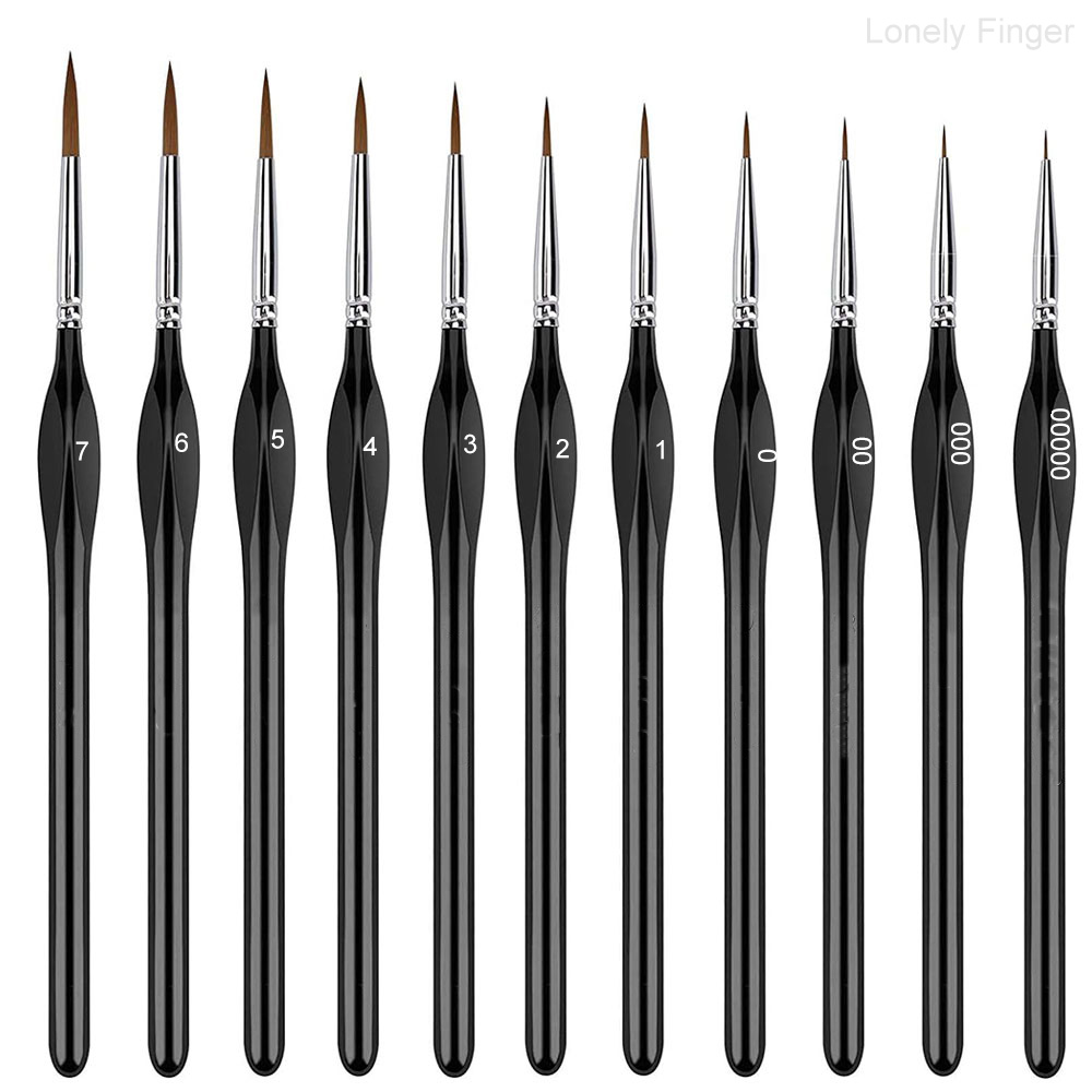 مجموعة فرش طلاء جاف مصغرة، 1/3 - مراجعة Model Kit Acrylic Paint وسعره