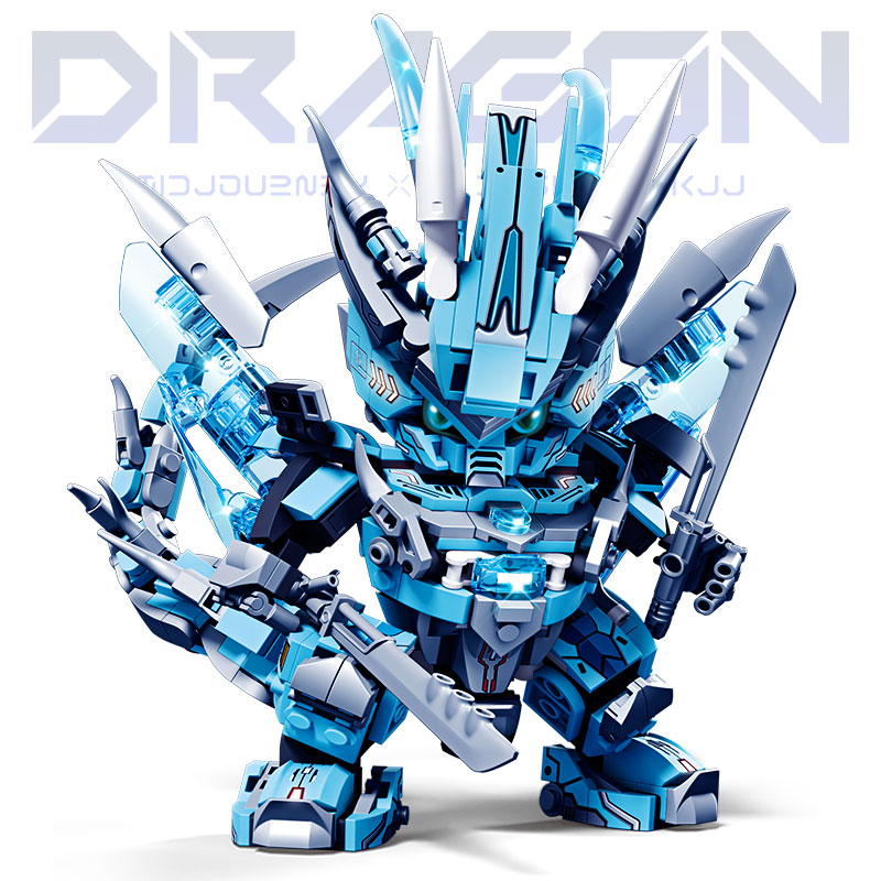 2 في 1 مكعبات بناء ميكا روبوت  - مراجعة Model Kit Dragon وسعره