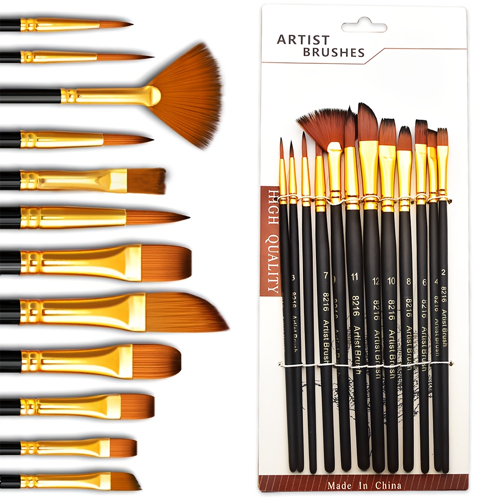 مجموعة فرش رسم احترافية مكونة  - مراجعة Model Kit Acrylic Paint وسعره