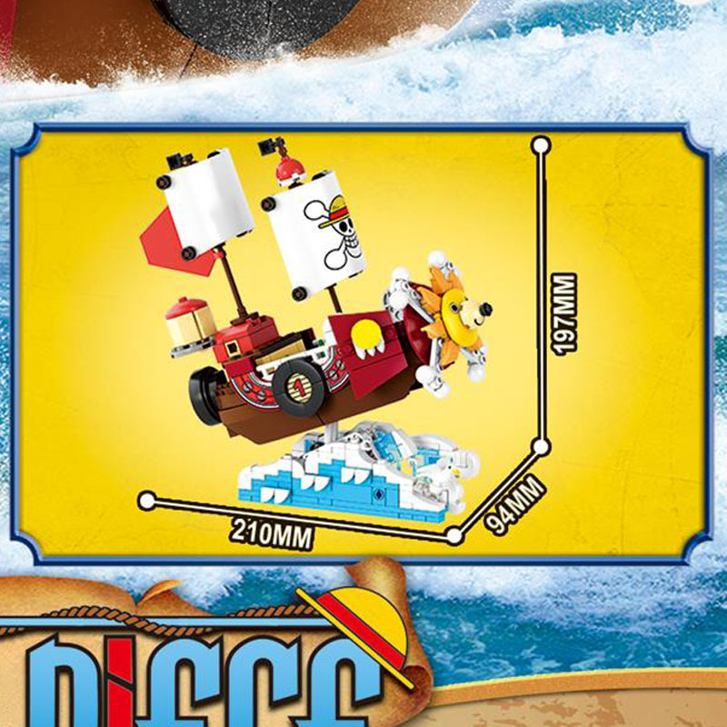 مجموعة مكعبات بناء ميكرو 4 في  - مراجعة Model Kit One Piece Bandai وسعره
