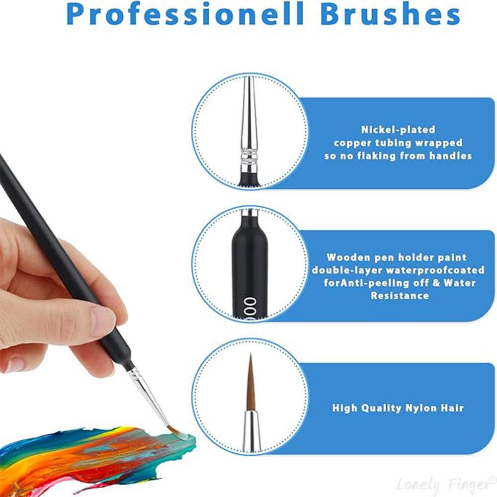 مجموعة فرش الطلاء 5/11 قطعة، ف - مراجعة Model Kit Acrylic Paint وسعره