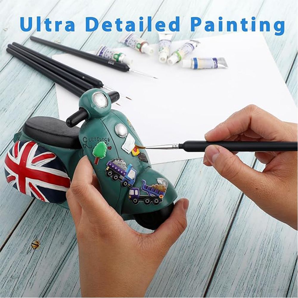 مجموعة فرش الطلاء 5/11 قطعة، ف - مراجعة Model Kit Acrylic Paint وسعره