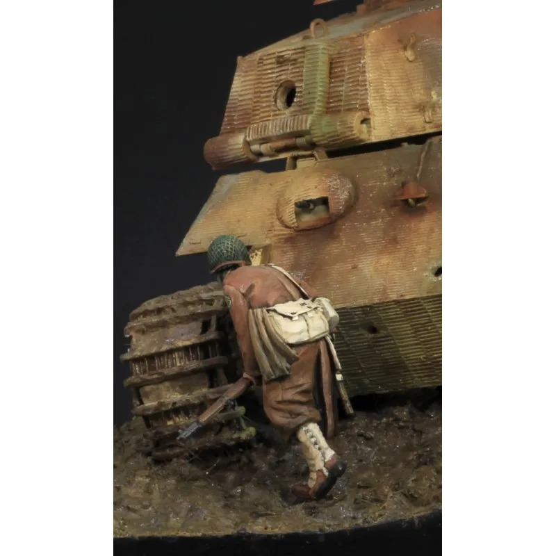 1/35 مقياس الراتنج نموذج لجسم  - مراجعة Model Kit Ww2 وسعره