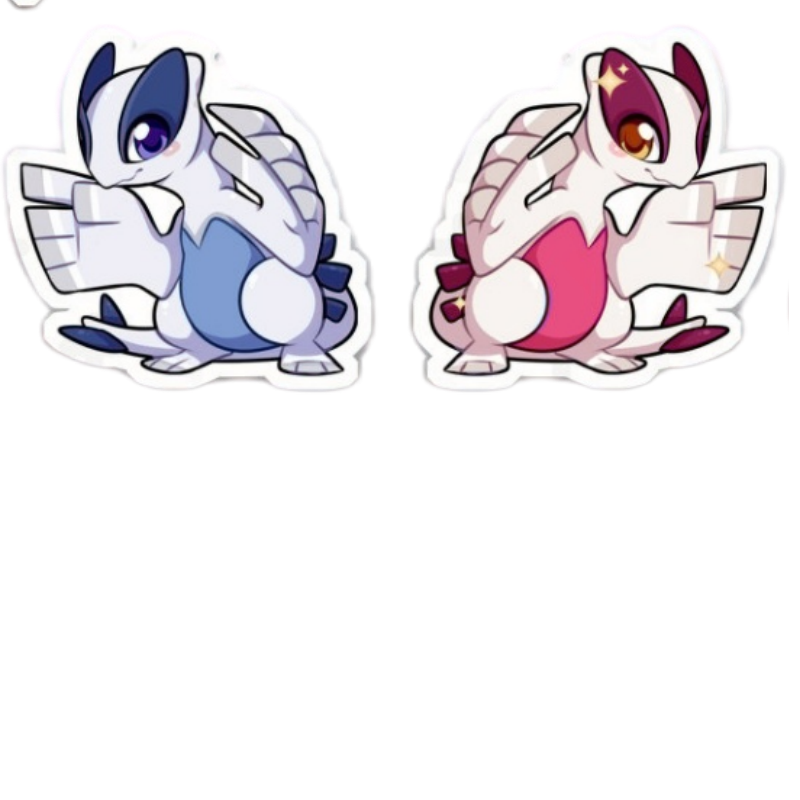 سلسلة مفاتيح أكريليك لطيفة بطب - مراجعة Model Kit Lugia وسعره