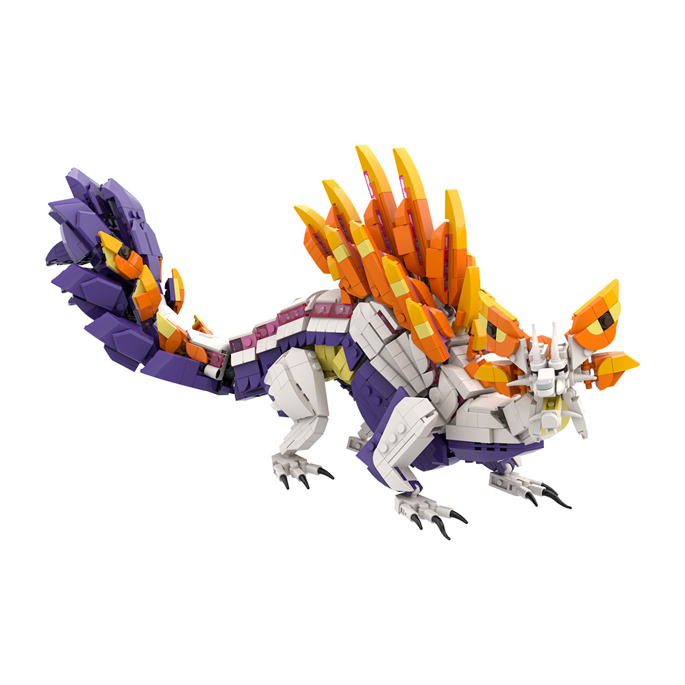 MOC الألعاب الشعبية الوحش هنتر - مراجعة Model Kit Dragon وسعره