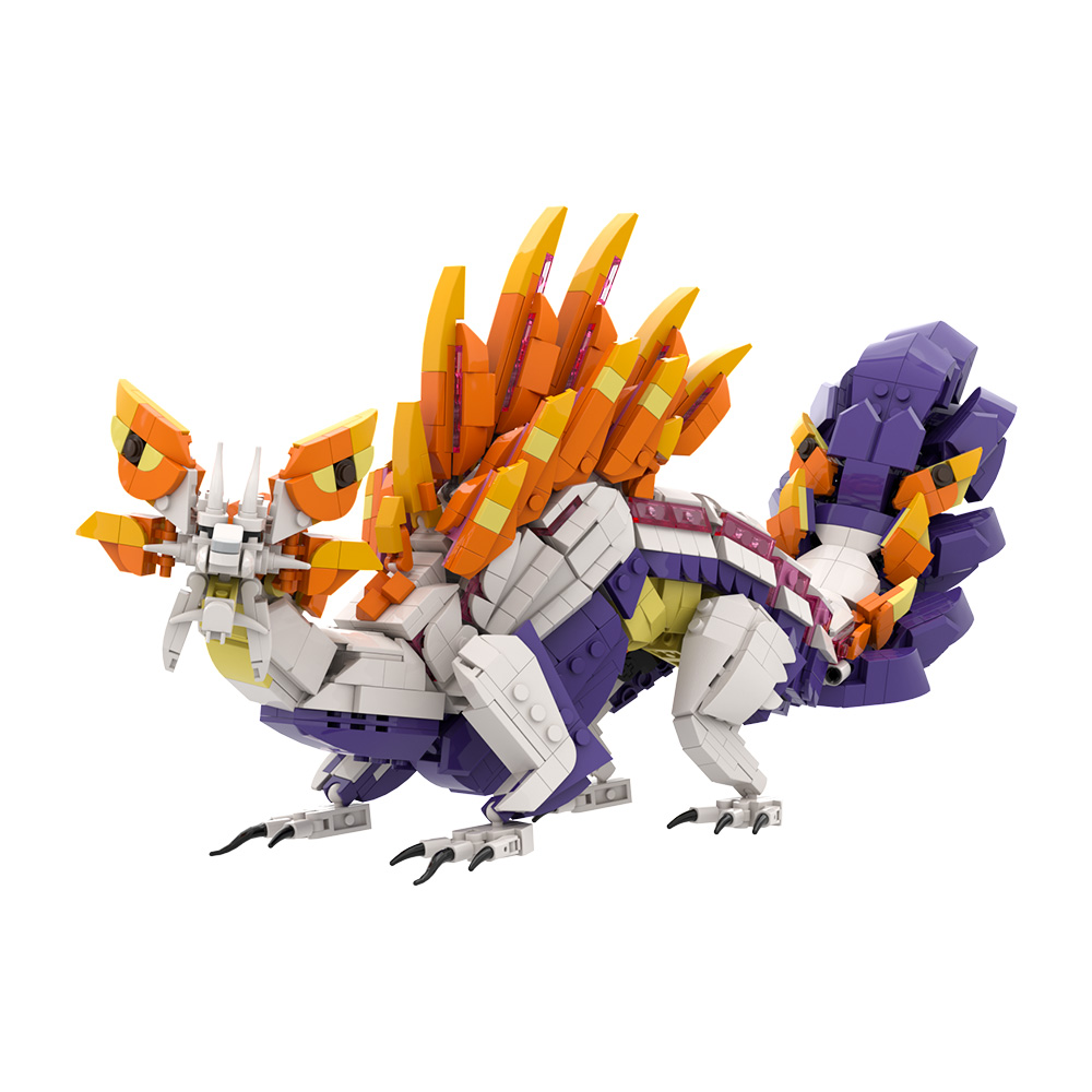 MOC الألعاب الشعبية الوحش هنتر - مراجعة Model Kit Dragon وسعره